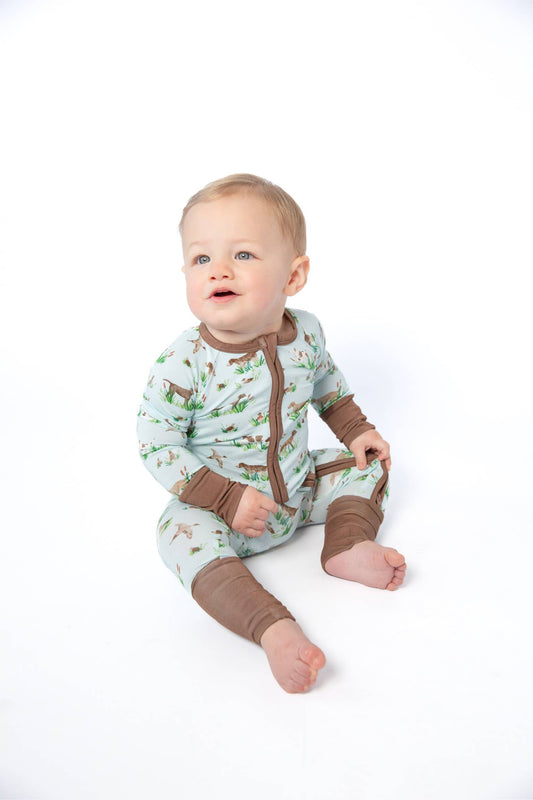 Goosies - Delta Bird Hunting Dogs Convertible Zip PJs