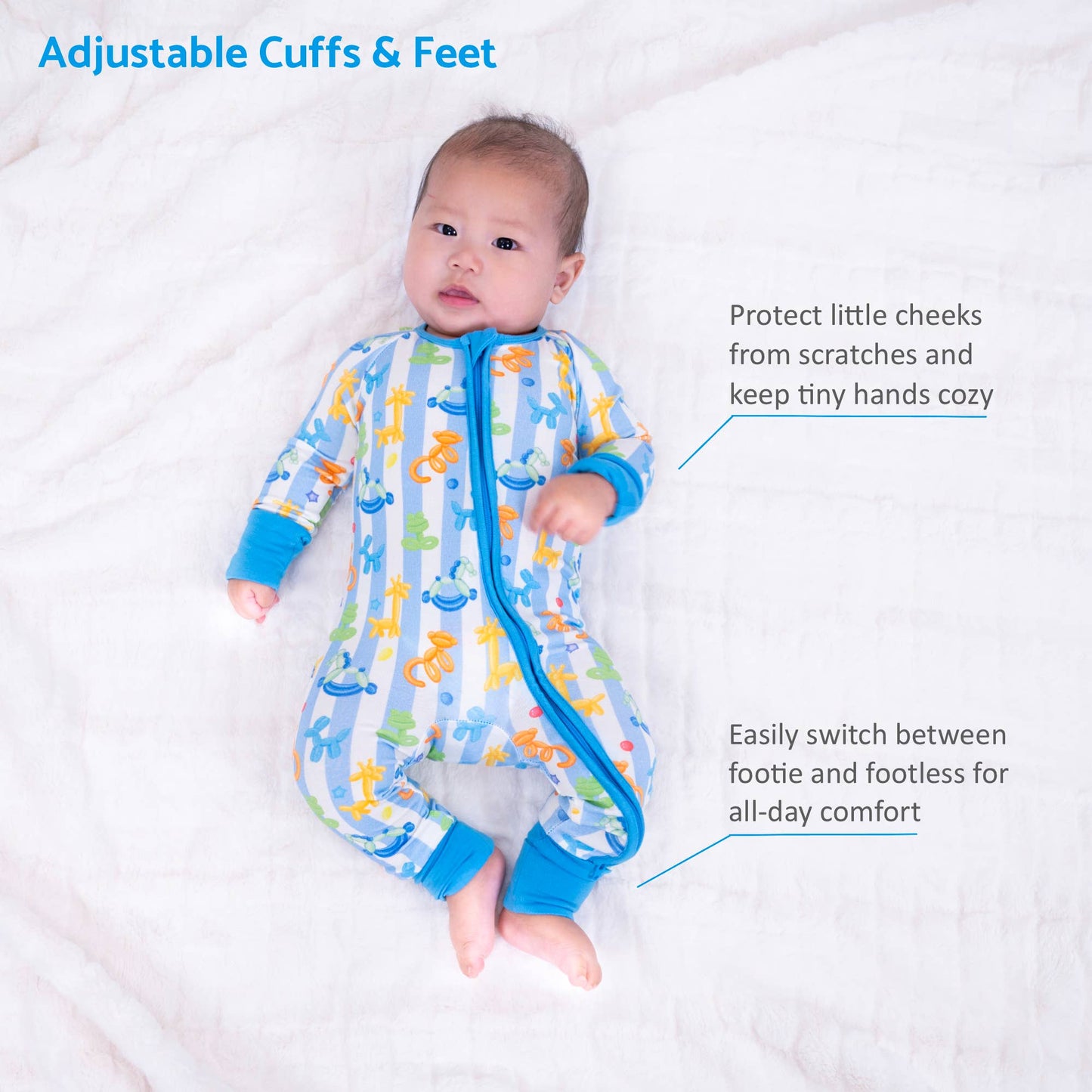 Twist and Shout - Baby Boy  Bamboo Pajamas