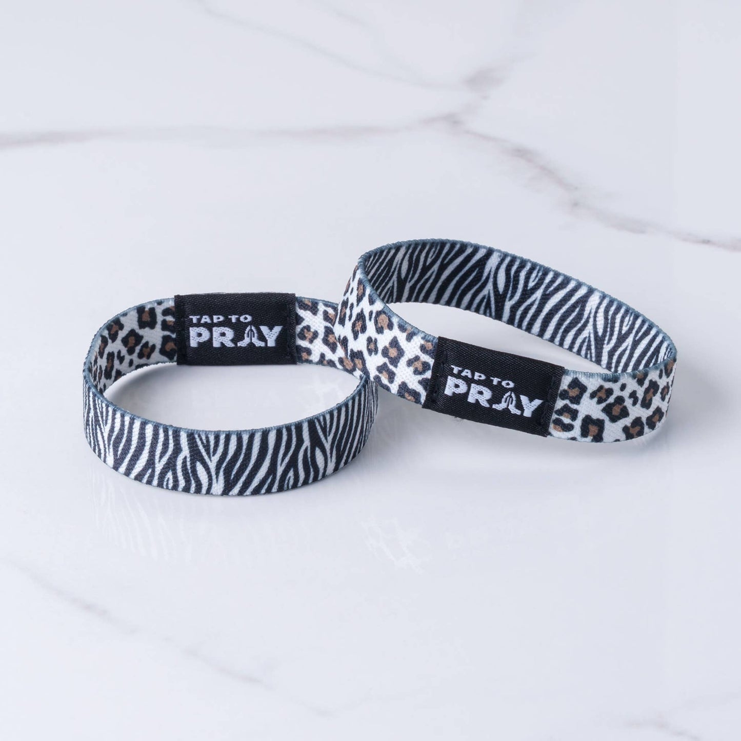 Versible - Tap To Pray™ Wristbands - Safari Zebra