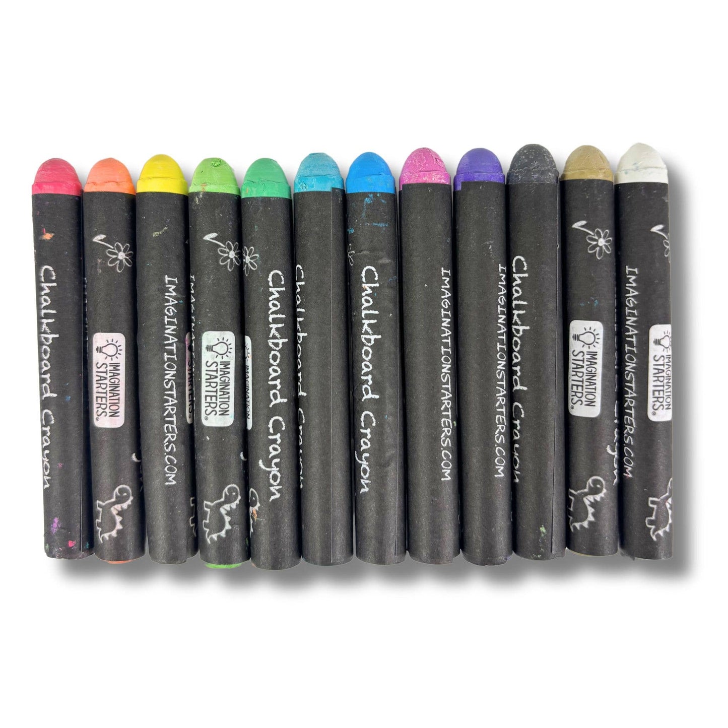 Imagination Starters - Chalk Coloring Crayons - Set of 12