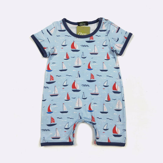 Sail Away Boy Romper