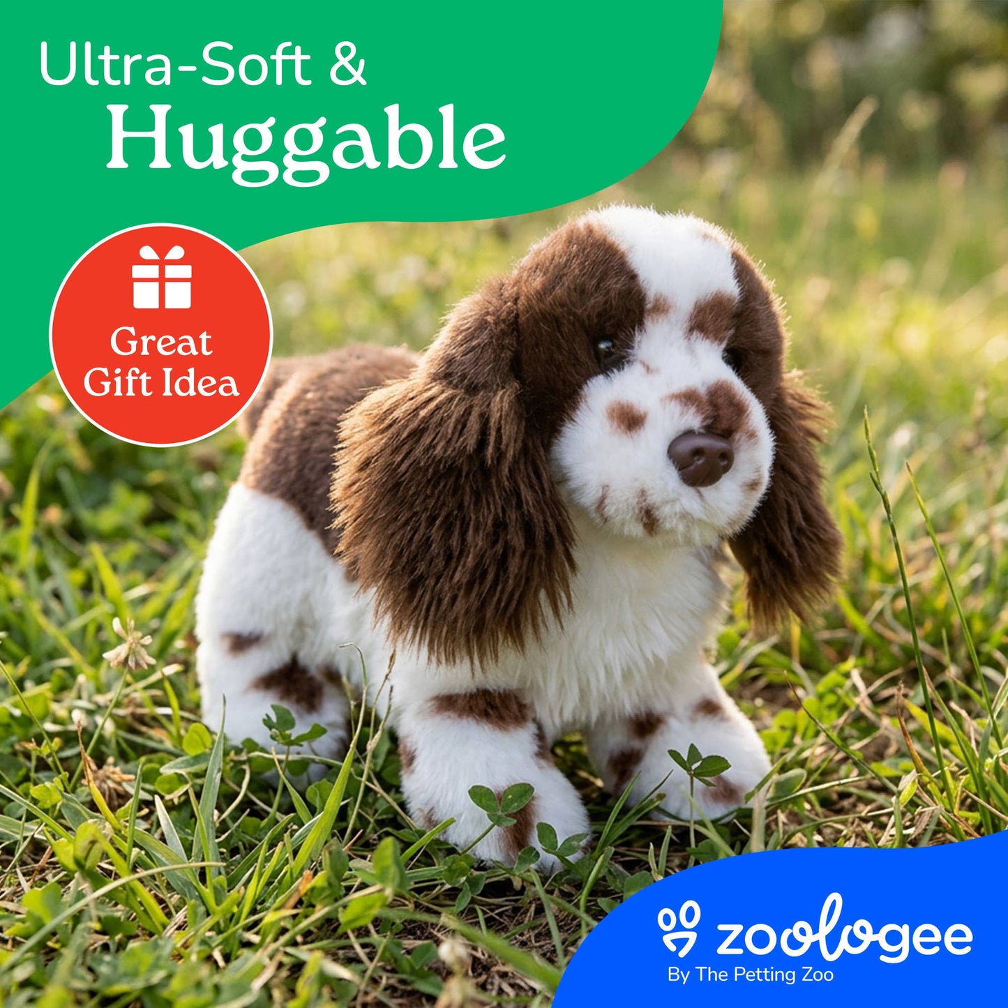 The Petting Zoo - New English Springer Spaniel Dog Small 8" (20cm)