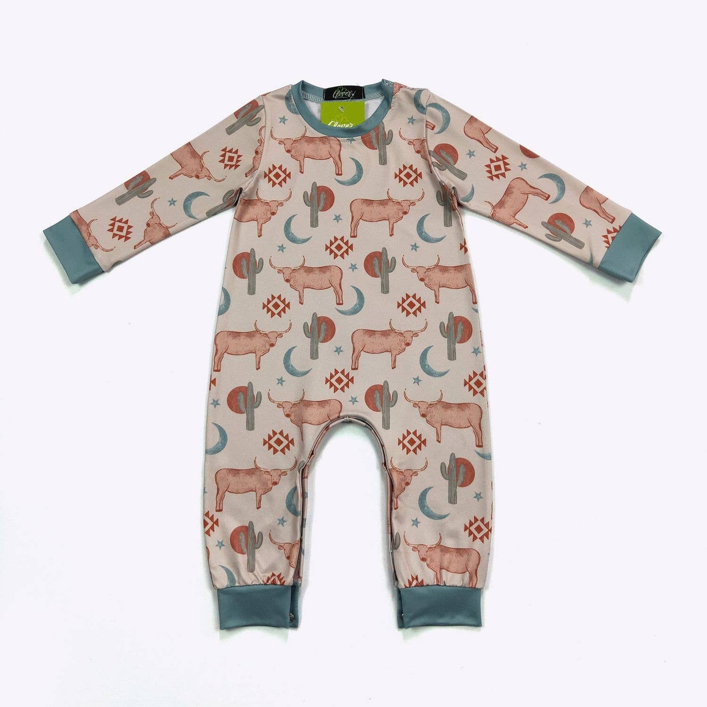 Lunar Longhorn Boy Romper