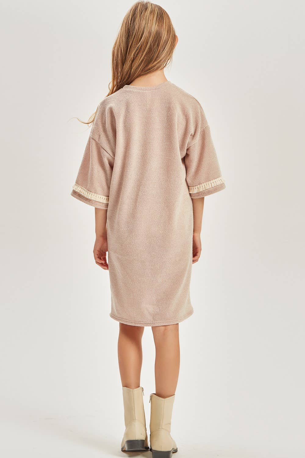 Tasseled Chunky Sweater Dress