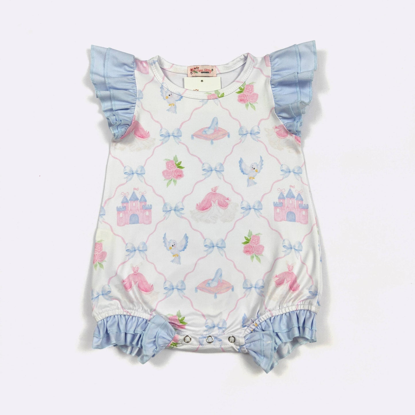 Glass Slipper Baby Romper