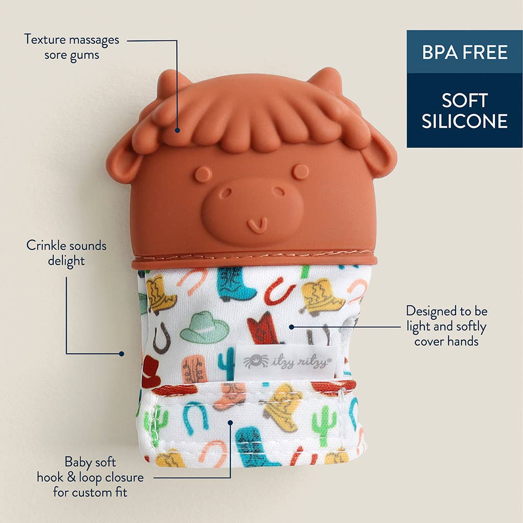 Itzy Ritzy - *NEW OPTION* Itzy Mitt™ Silicone Teething Mitts
