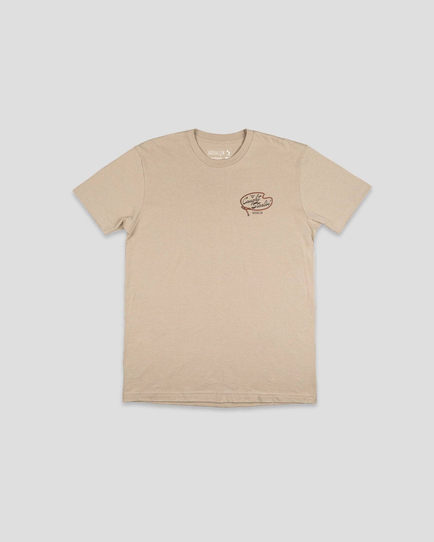 Baseballism - Caught Stealin' T-Shirt (Cream) - Youth