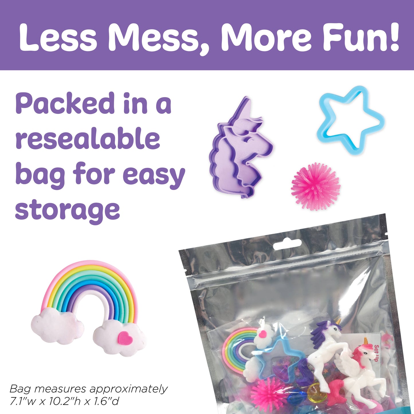 Sensory Pack Unicorn On the Go Play Set for Kids