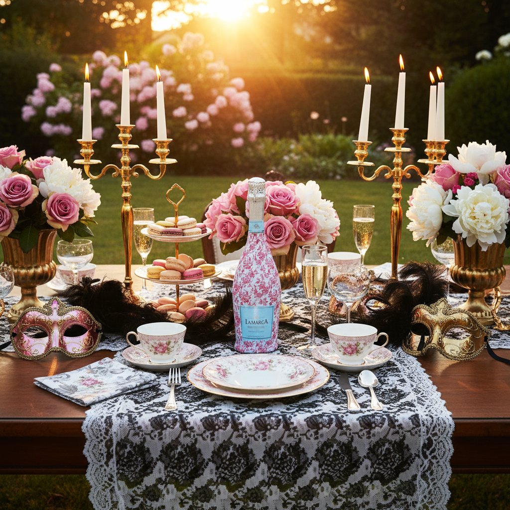 Beau Bottles - Beau Bottles Grandmillenial Pink Floral - Prosecco Collection