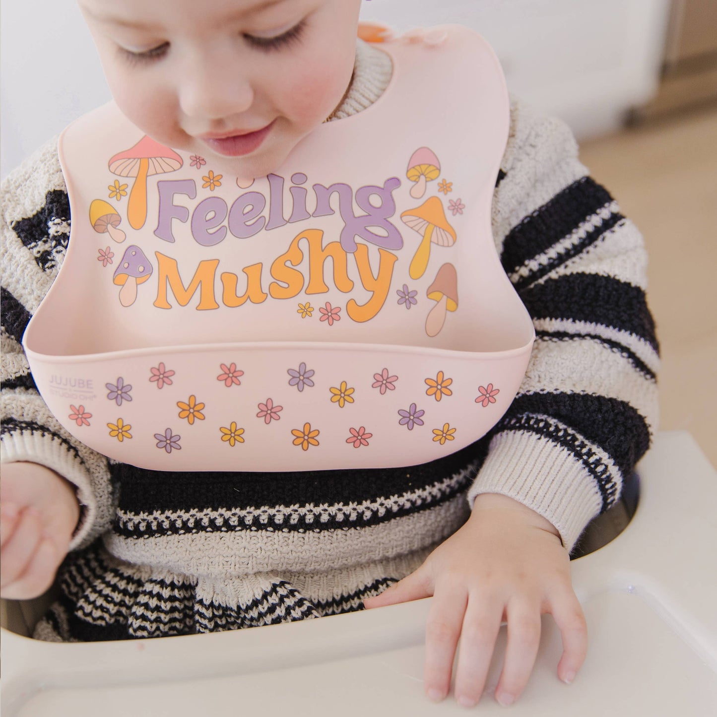 JuJuBe - Silicone Bib Mushy Love