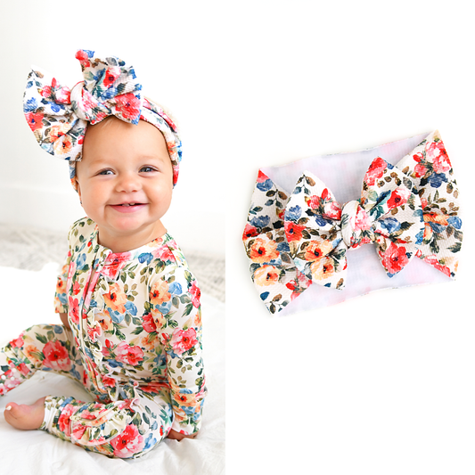 Nayeli HEADWRAP Baby Toddler Floral Hair Accessories