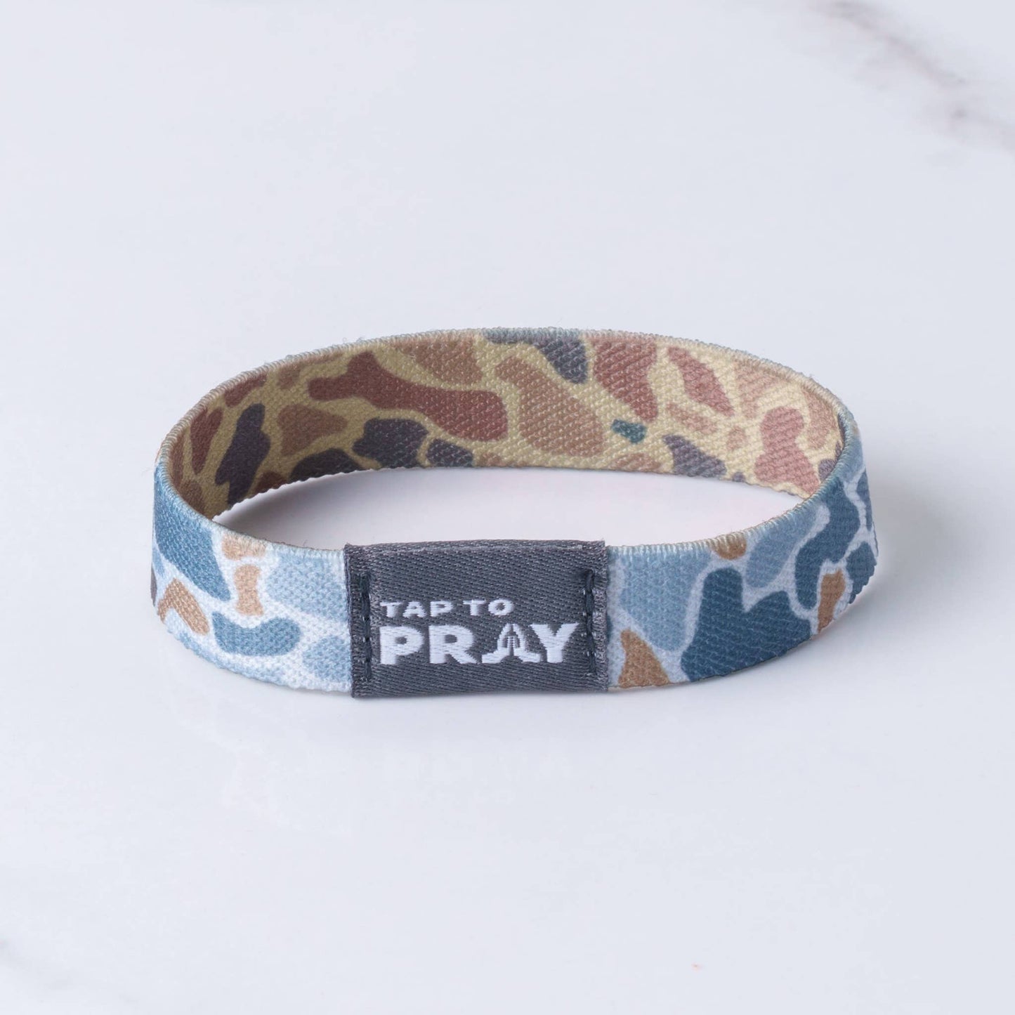 Versible - Tap To Pray™ Wristbands - River Rock Camo Sahara and Copper