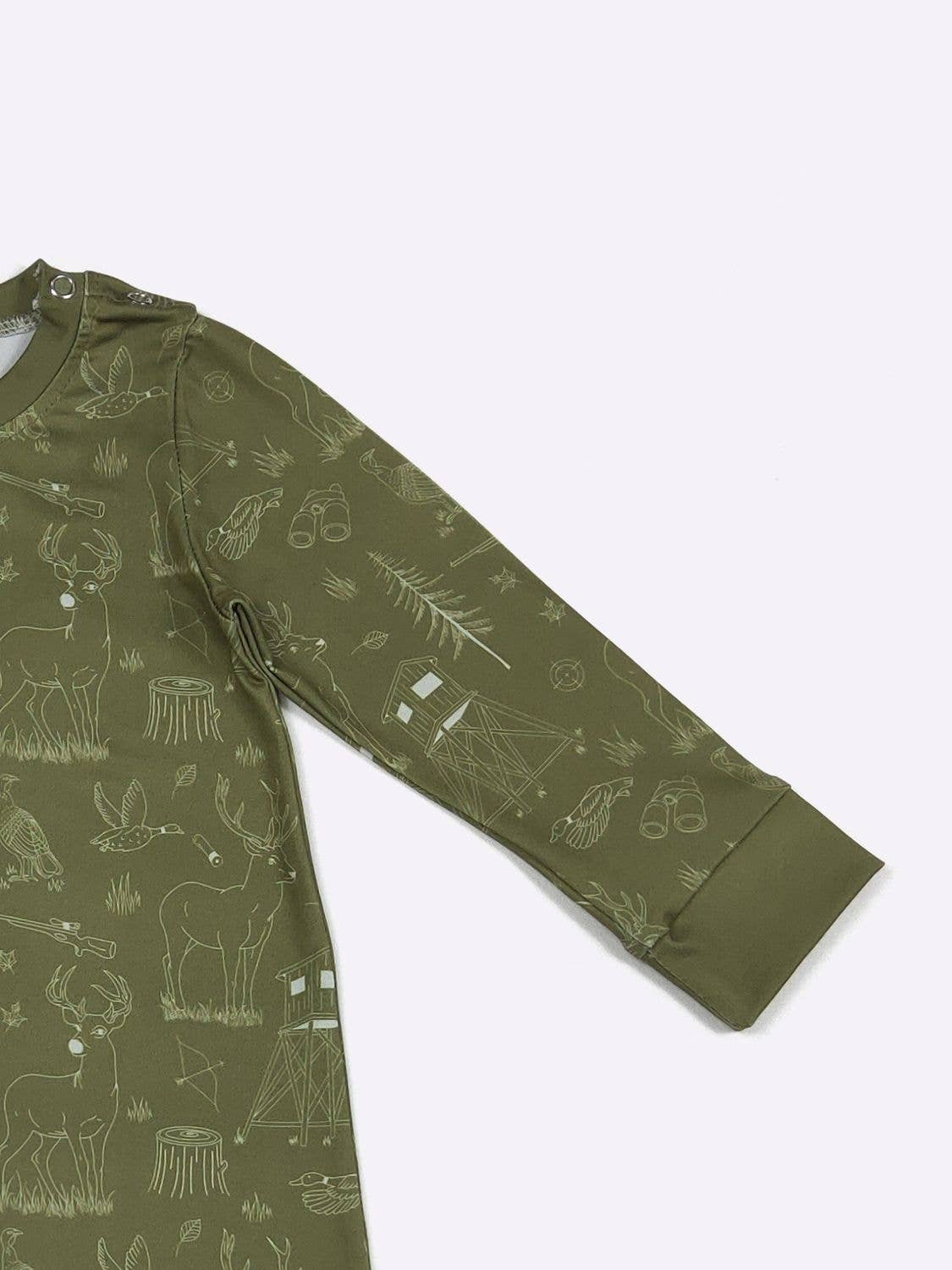 Clover Cottage - Moss Forest Boy Romper