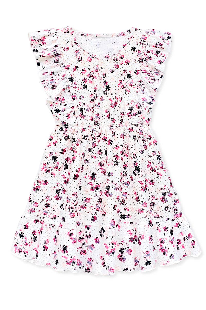 Eyelet Dress w/ Ruffles