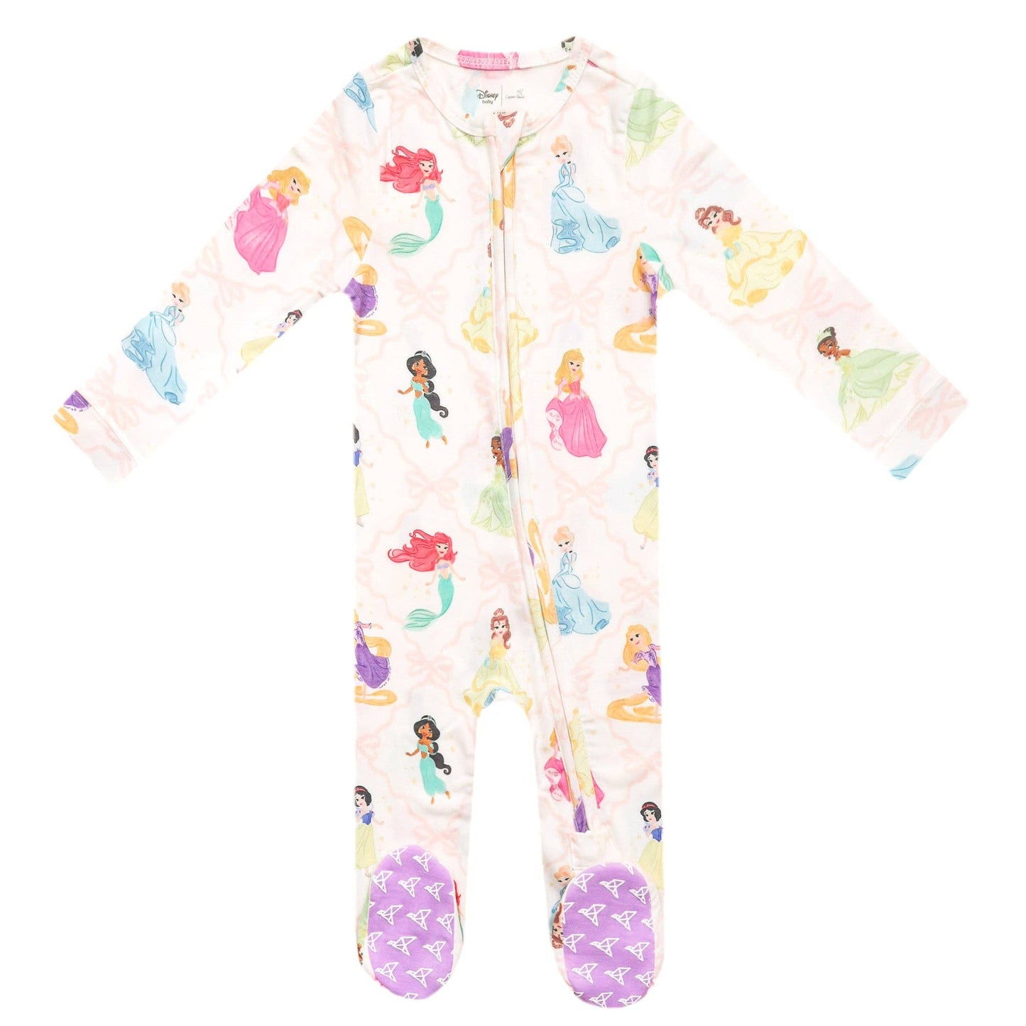 Copper Pearl - Zip-Up Footie Pajama - Disney Princess