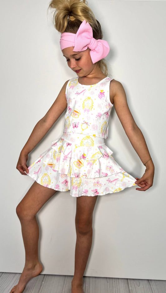 Clover Cottage - Princess Girls Skort Set