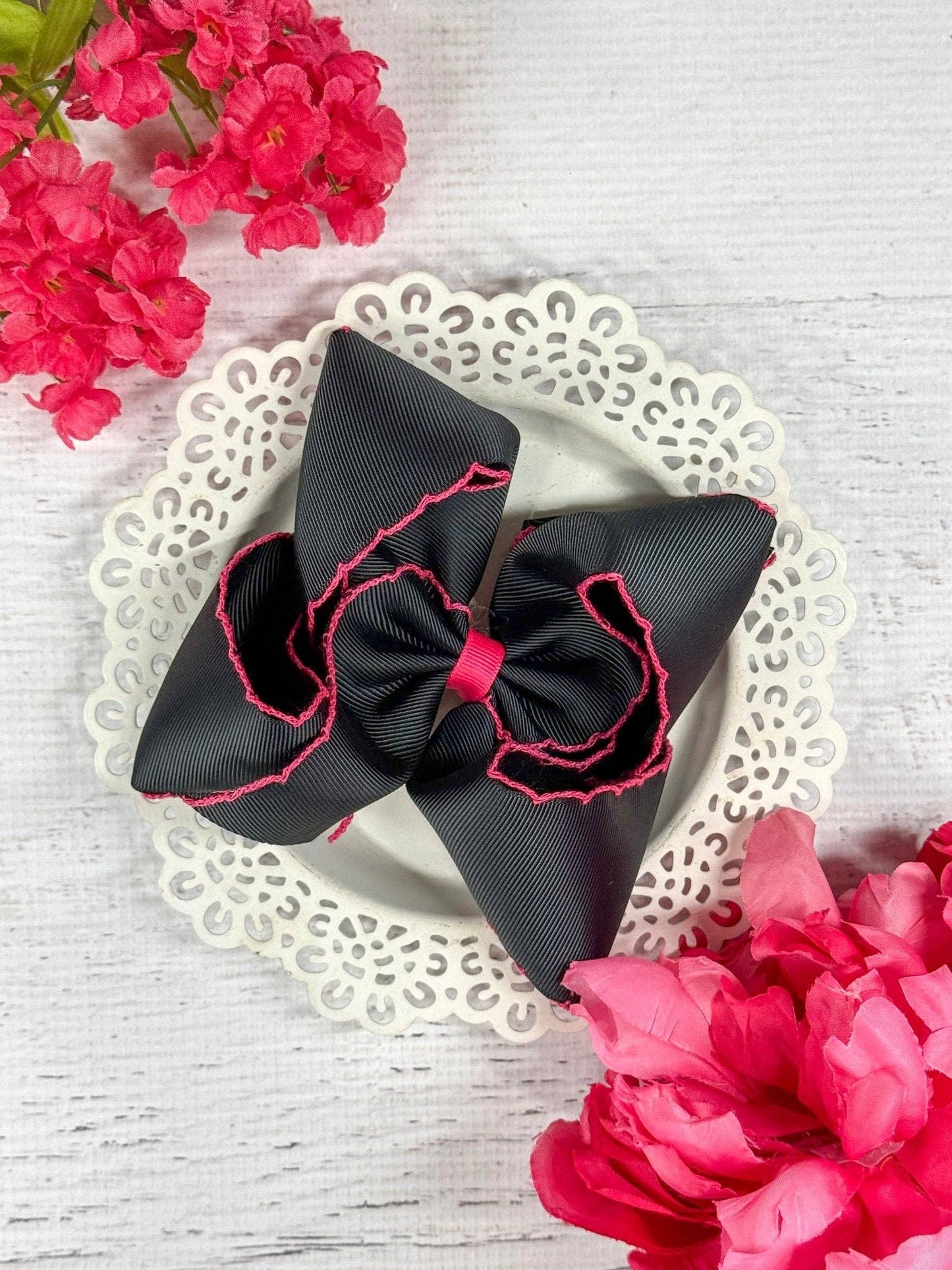 5" Classic Moonstitch Boutique Bows