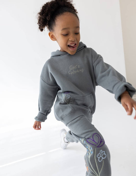 Elevated Faith - God's Still Working Kids Hoodie