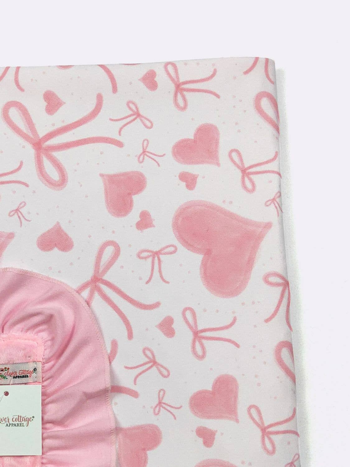 Pink Velvet Heart Blanket