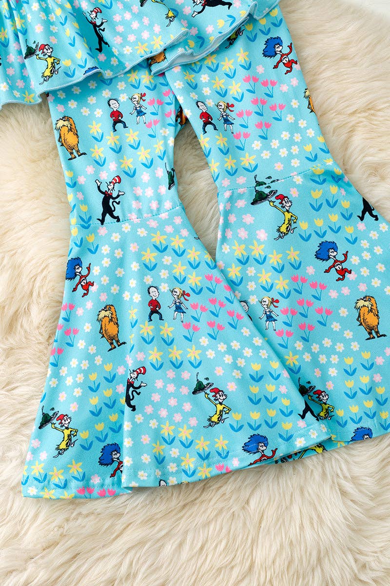 Dr.S character printed girls  2 piece set