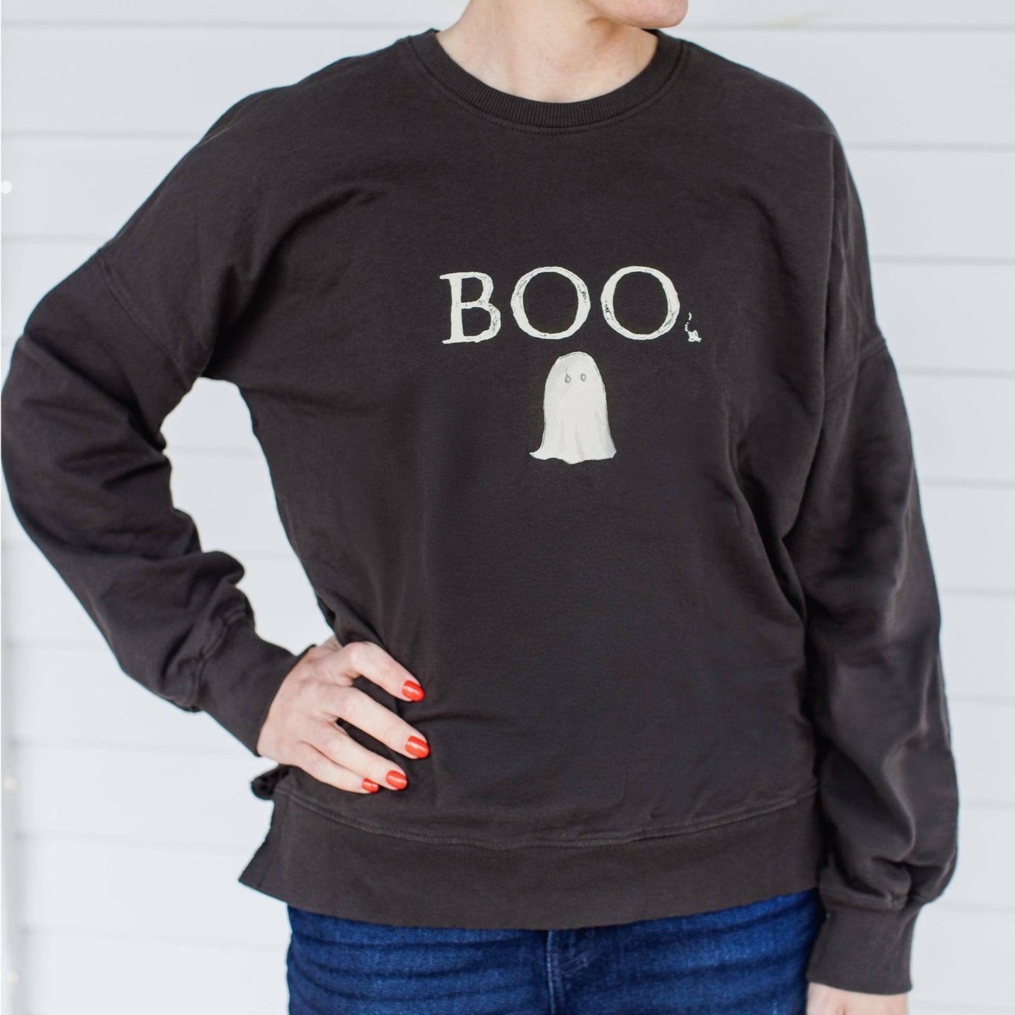 Burt's Bees Baby - Boo Sweatshirt Womens