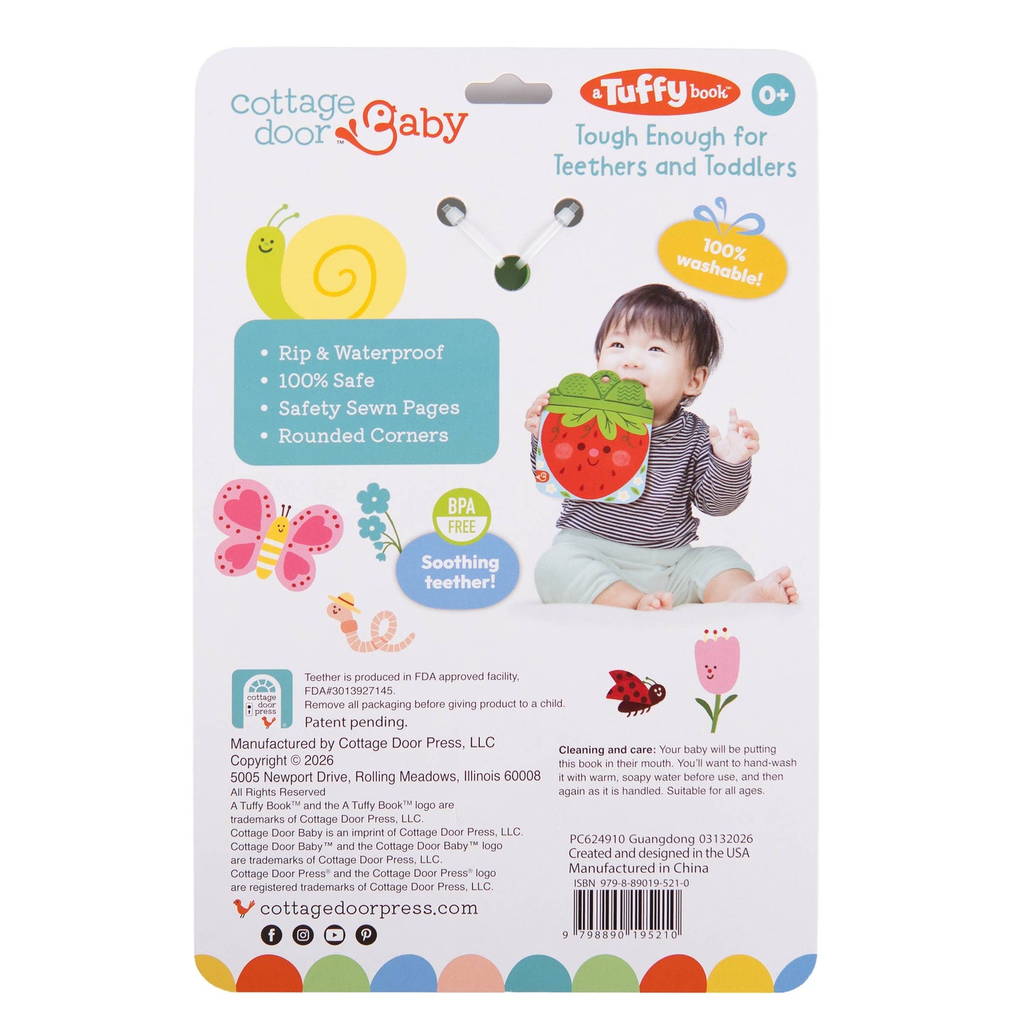 Cottage Door Press - Hello Garden (A Tuffy Teether Indestructible Book)