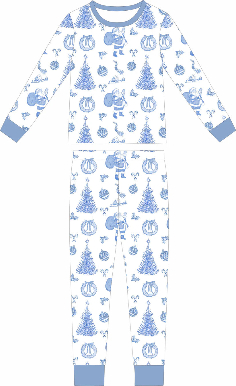 Christmas Toile 2 pc