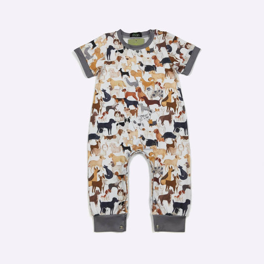 Clover Cottage - Dog Park Boy Romper