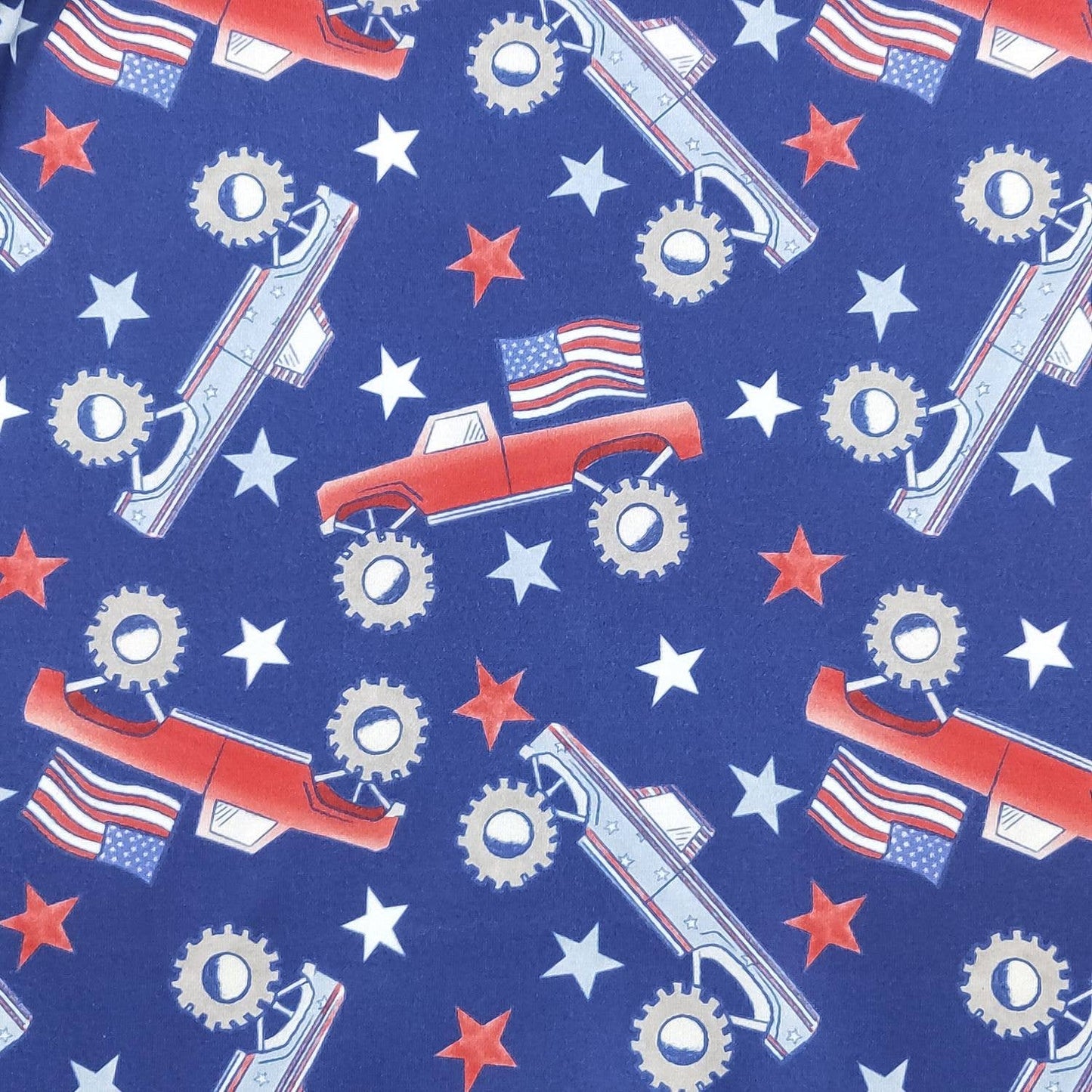 Clover Cottage - Merica Truck Boy Romper