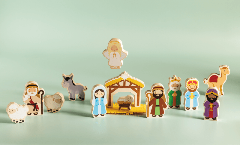 Wooden Nativity Set