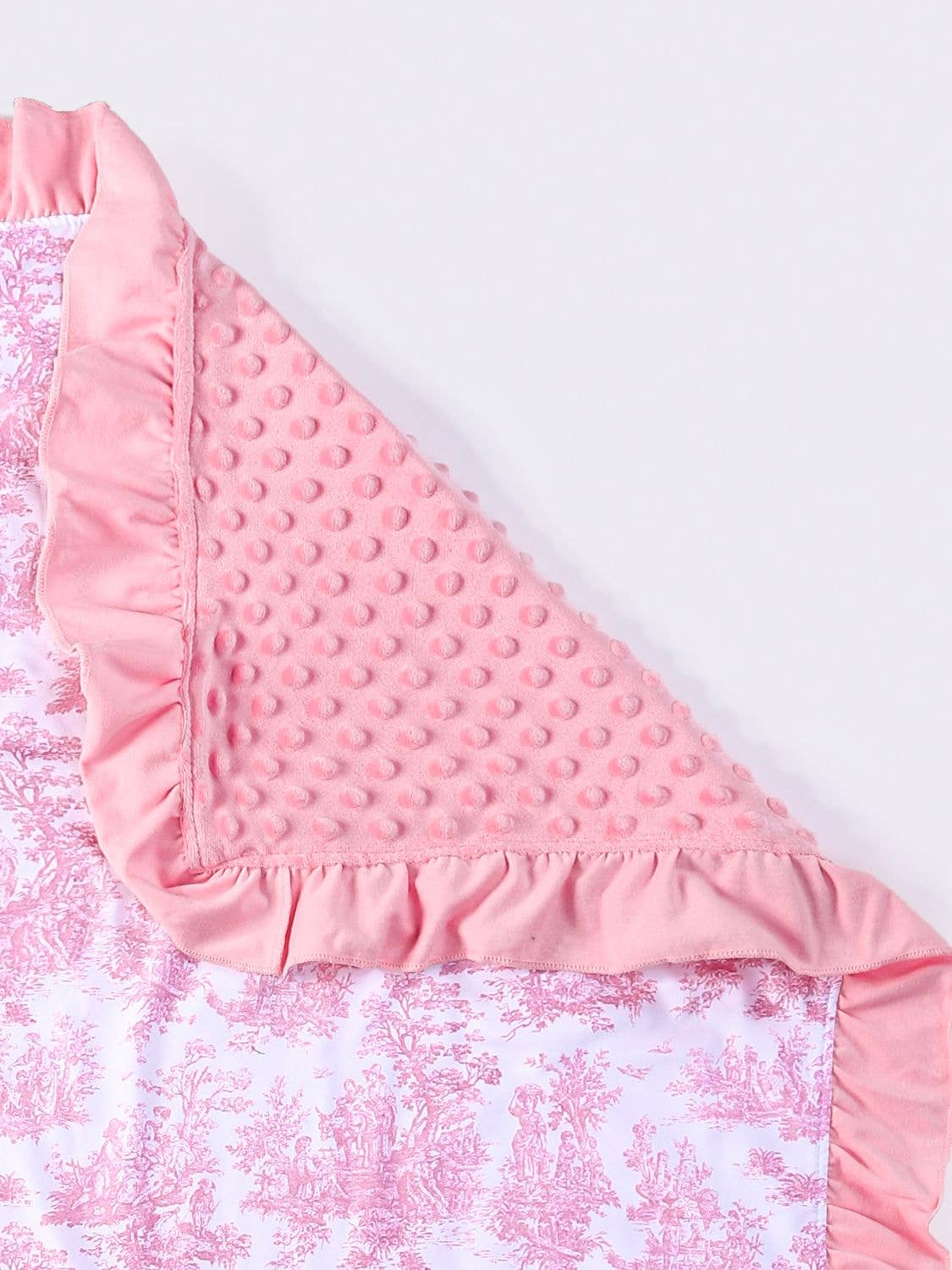 Pink Toile Blanket