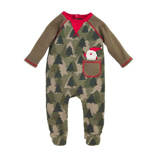 Camo Santa Romper