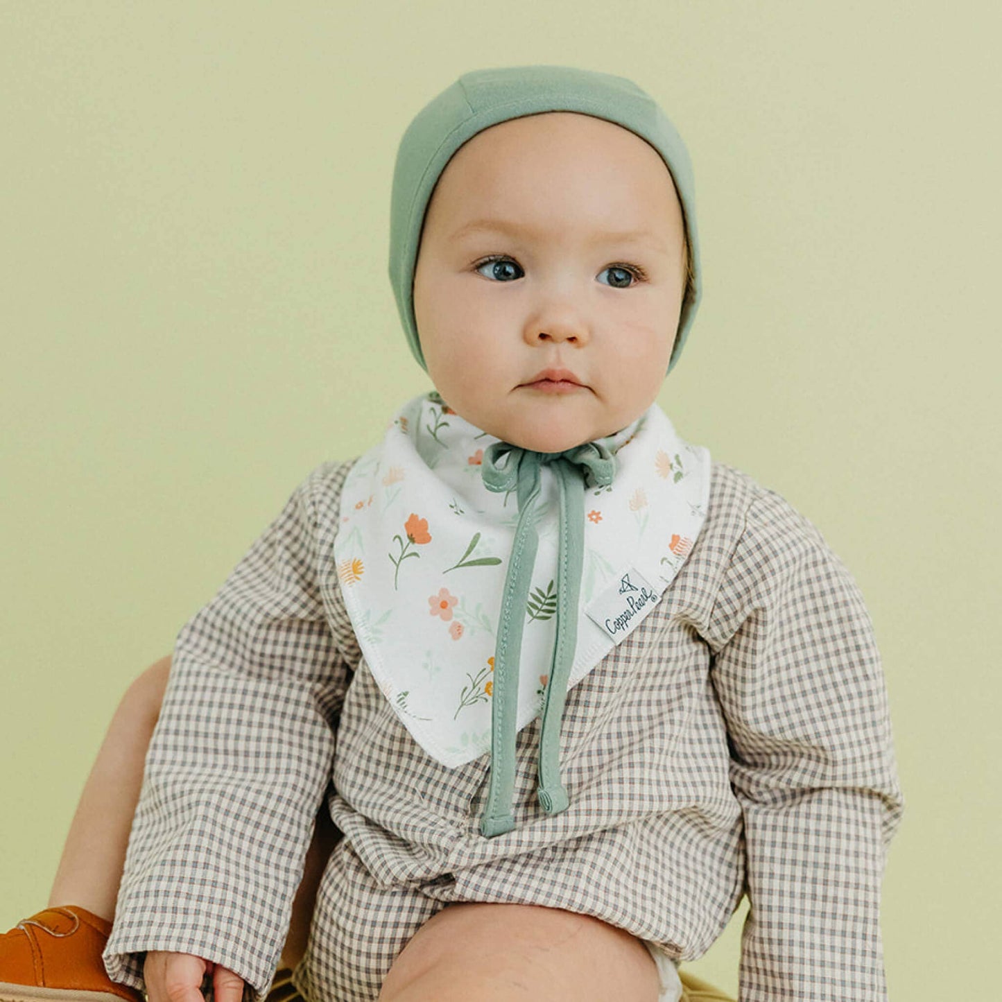 Copper Pearl - 4 Pack Baby Bandana Bibs - Goosie