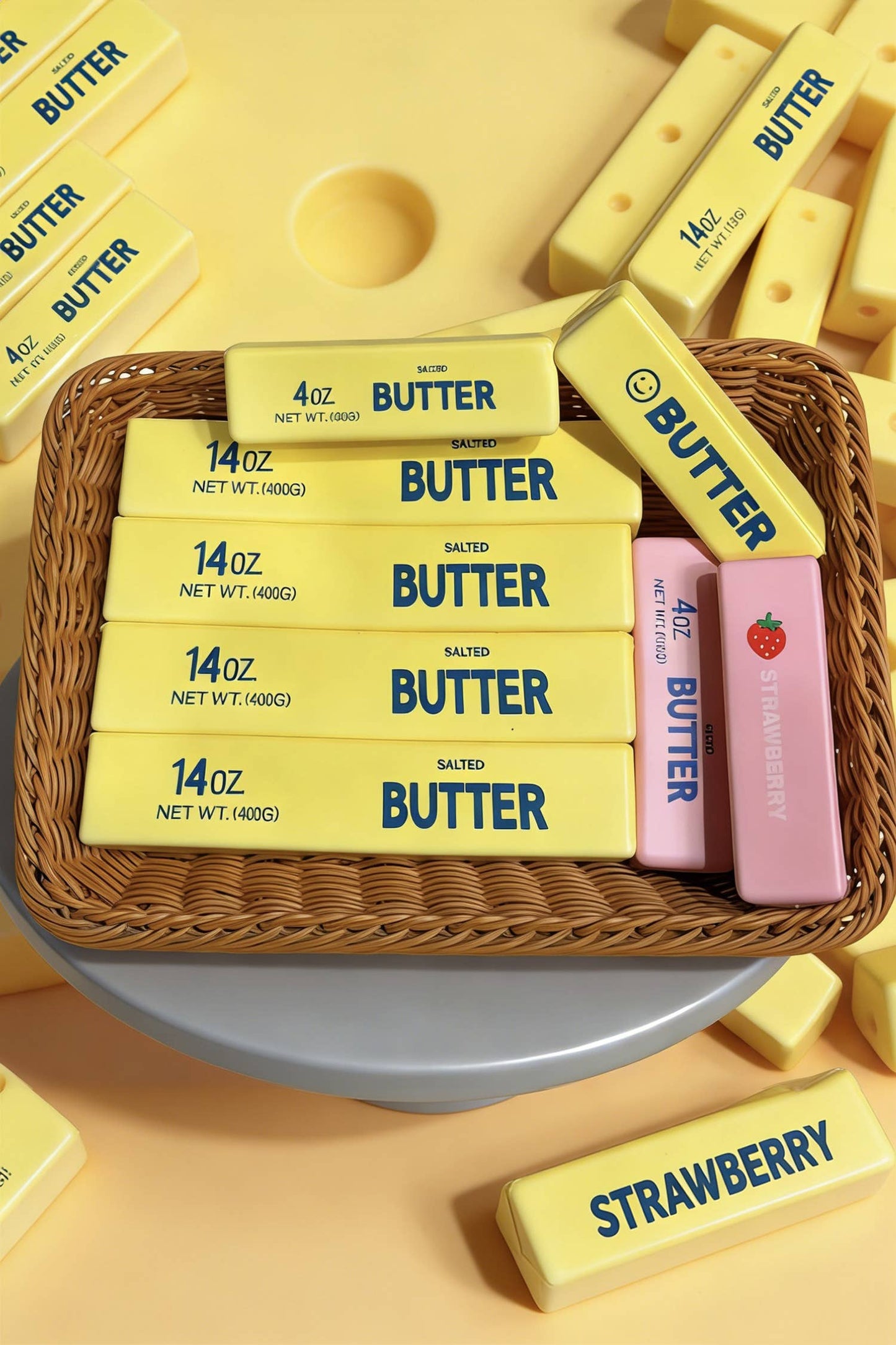 Butter Sofe Sticker Relieve Pressure Toy