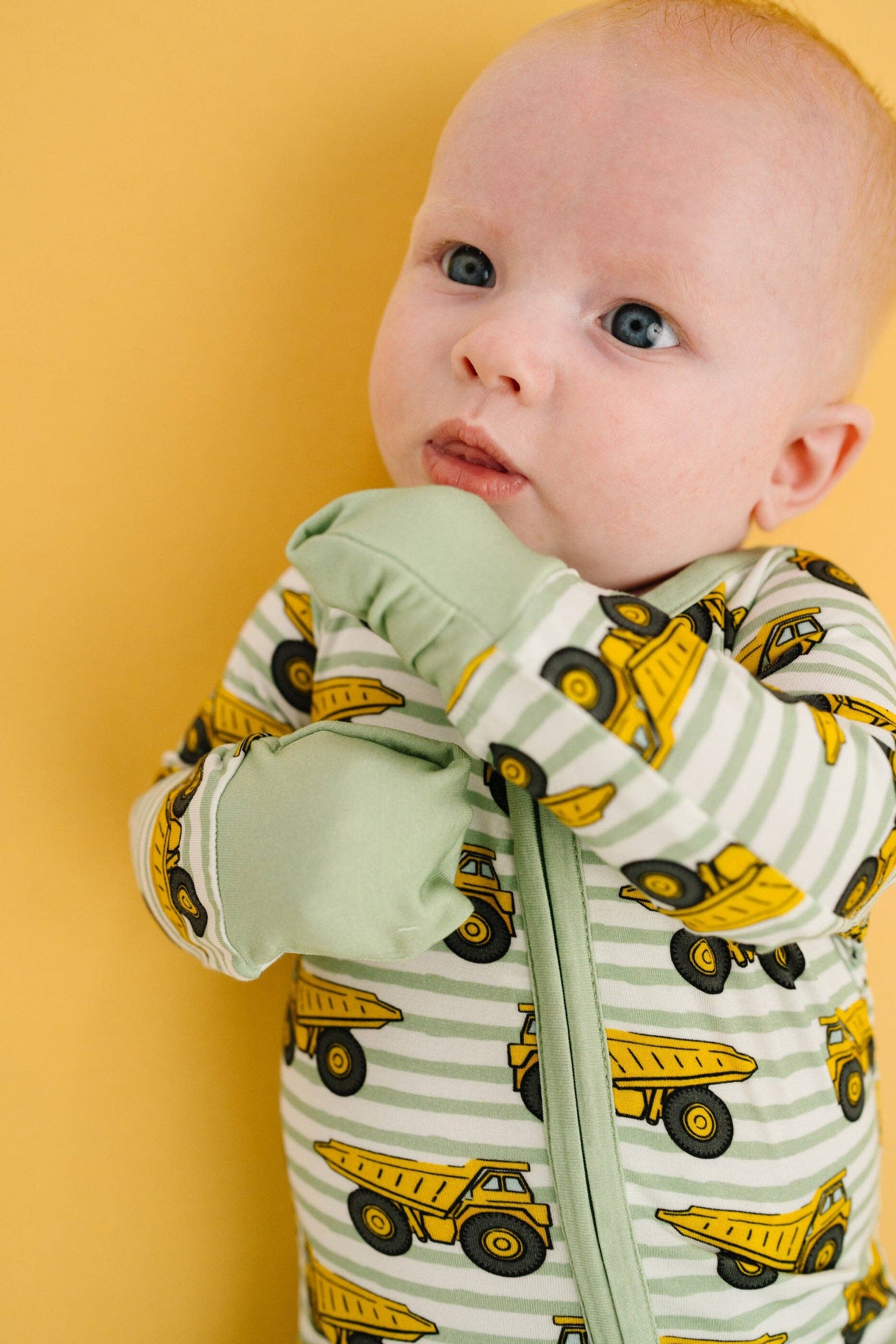 Little One Shop - Dump Trucks Bamboo Sleeper