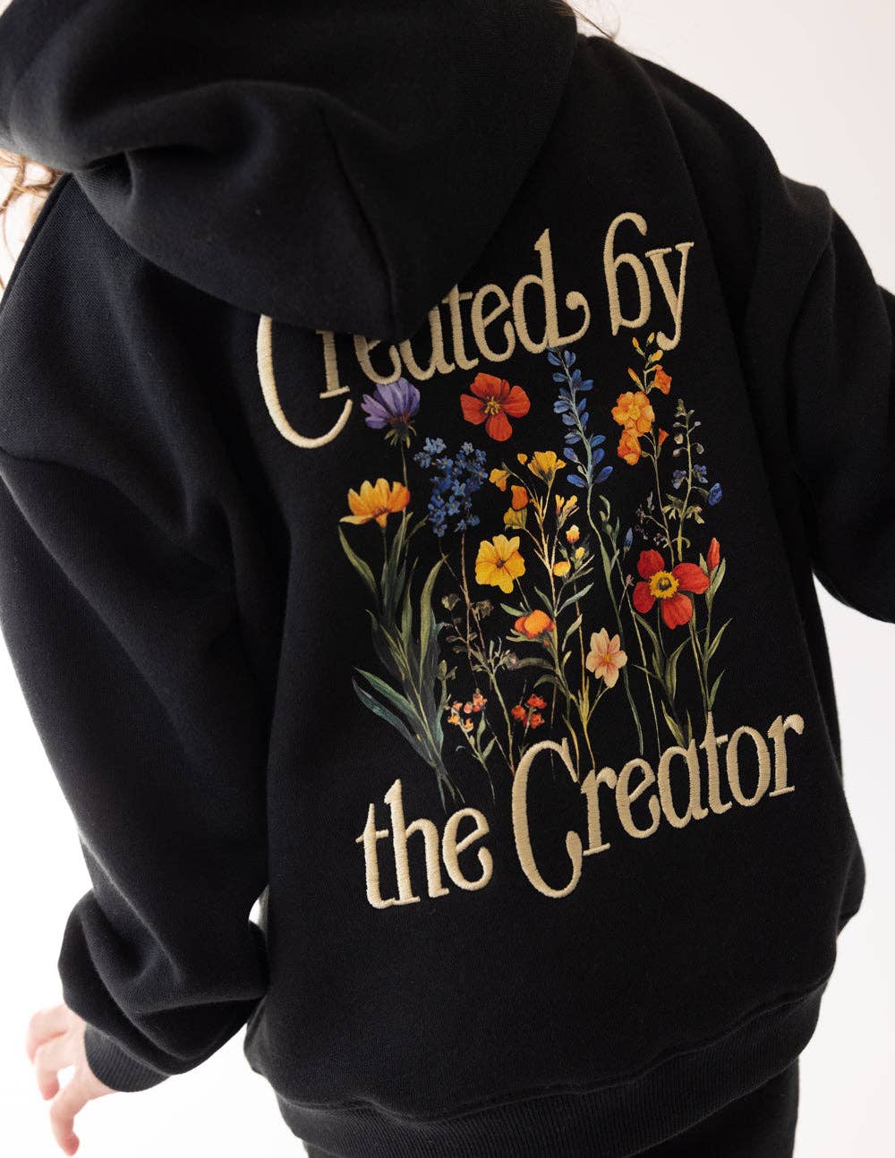 Elevated Faith - Created by the Creator Kids Hoodie