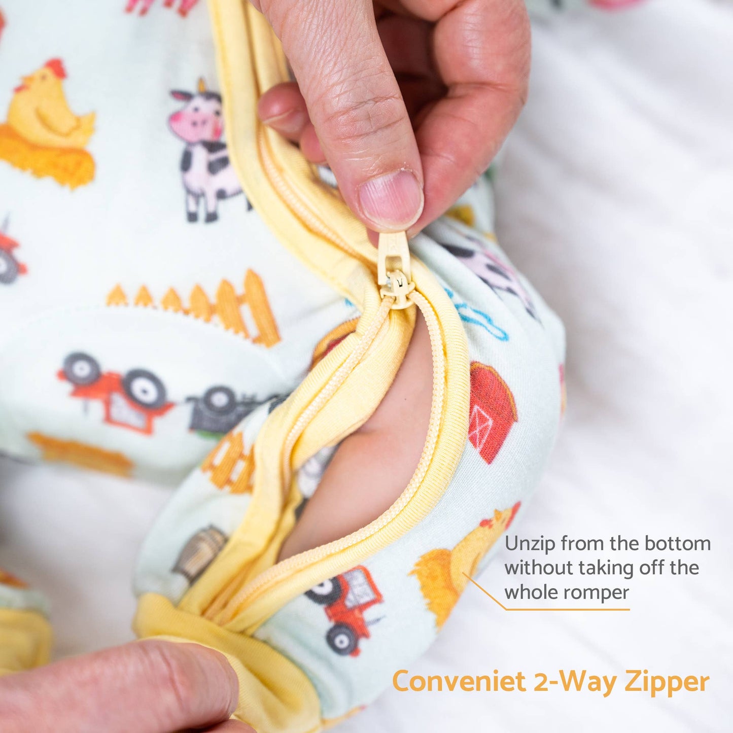 LollyBanks - Little Barnyard Baby Bamboo Pajamas