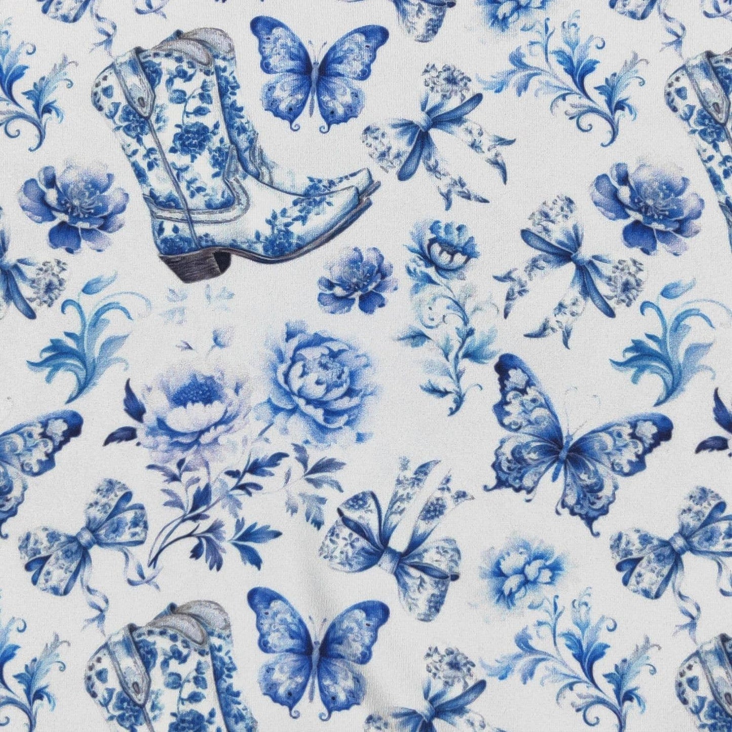 Boots & Butterflies Girls Dress