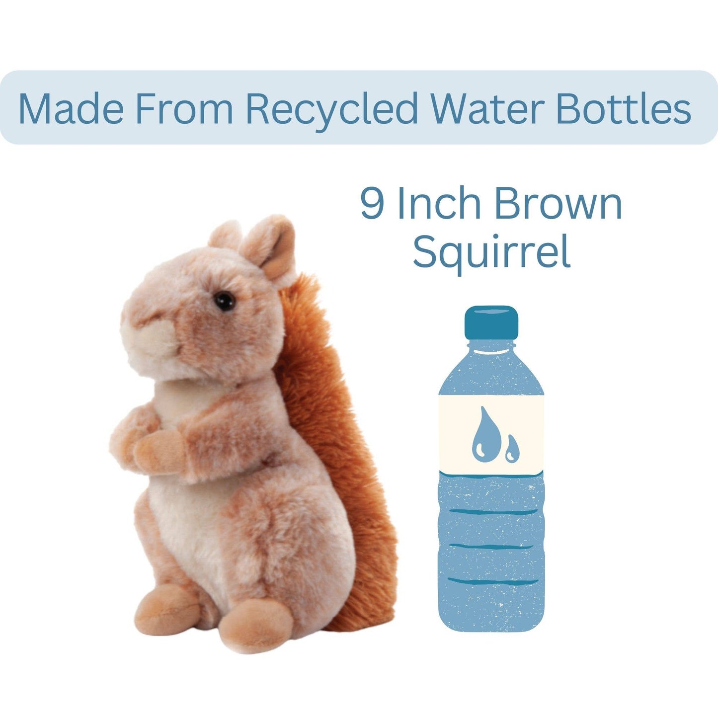 The Petting Zoo - 8" (20cm) Wild Onez Squirrel Tan