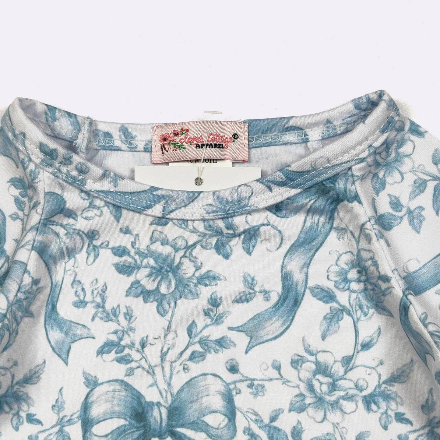 Azure Ribbon Baby Gown