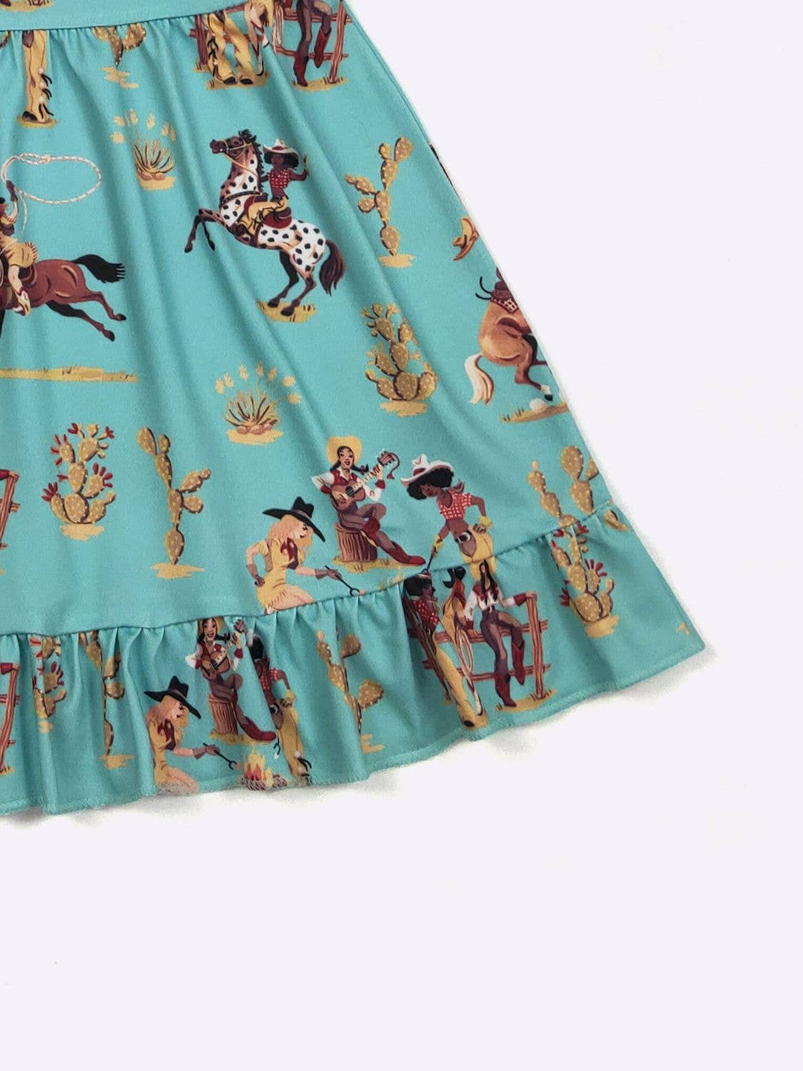 Roping & Ruffles Girls Dress