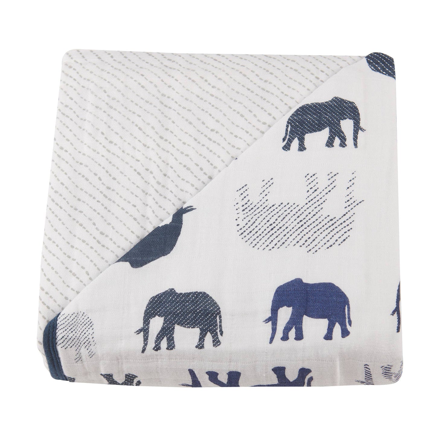 Newcastle Classics - Blue Elephant and Spotted Wave Newcastle Blanket