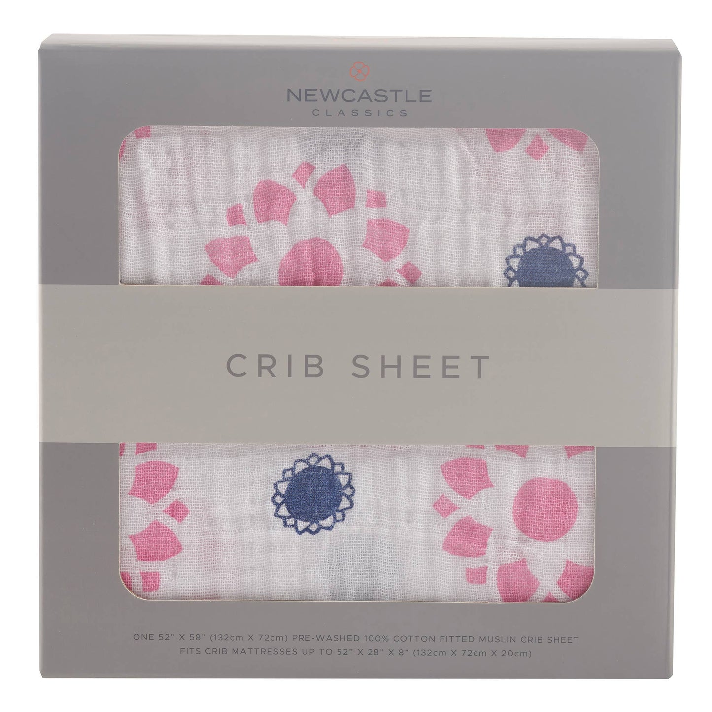 Newcastle Classics - Primrose Indigo Crib Sheet