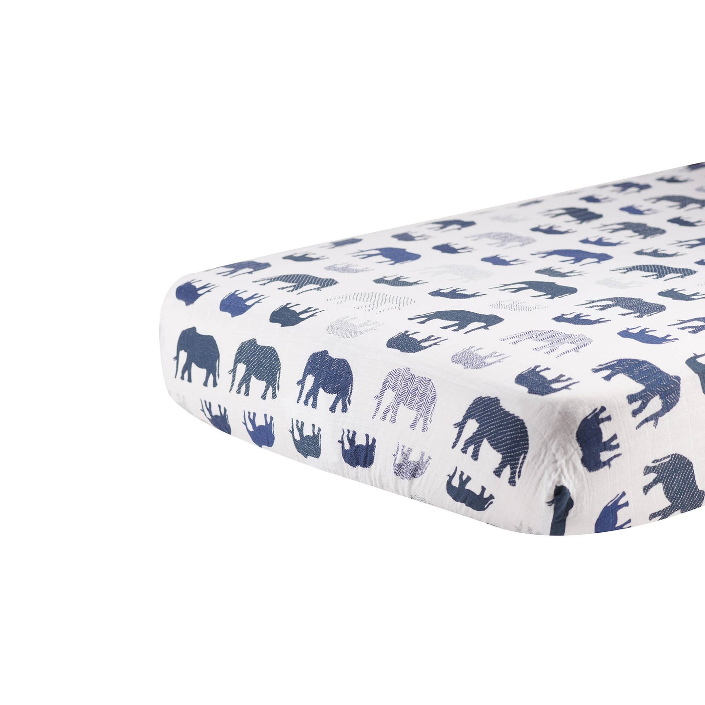 Newcastle Classics - Blue Elephant Crib Sheet