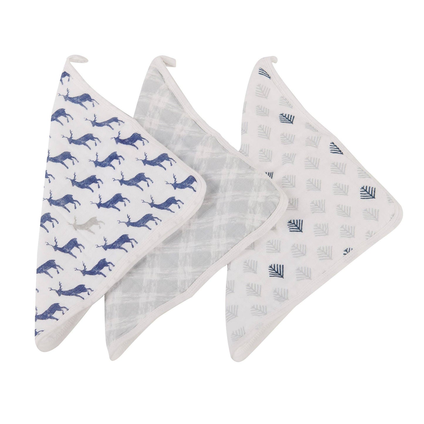 Newcastle Classics - Blue Deer Washcloth Set of 3