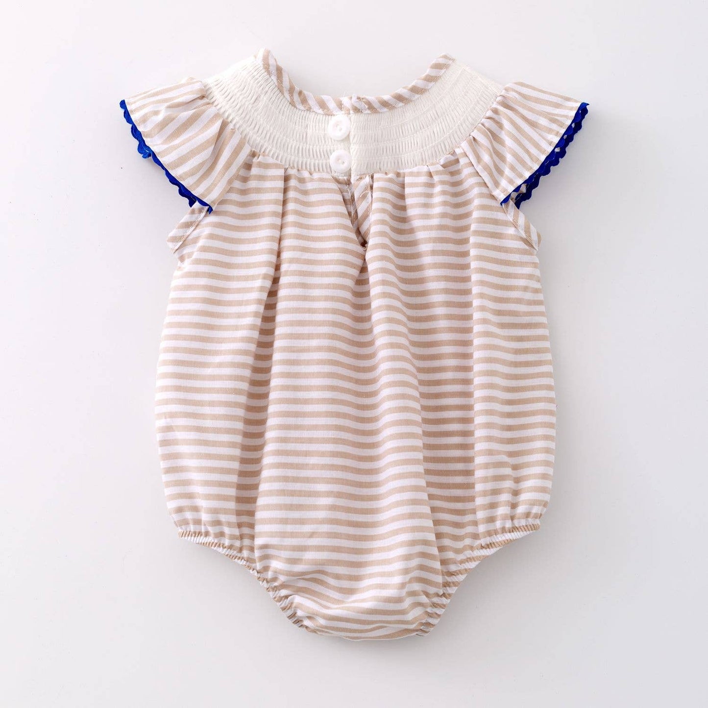 Mallard Smocked Baby Romper