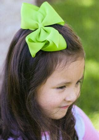 Classic Oversized Grosgrain Hair Bow - Alligator Clip