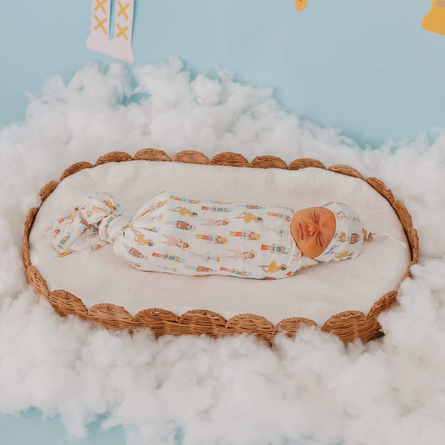 Copper Pearl - Knit Swaddle Blanket - Juliet