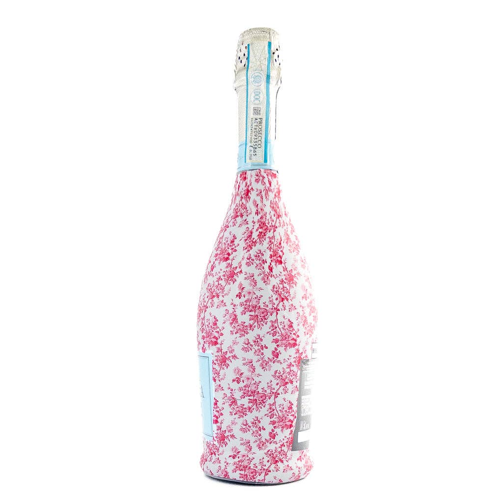 Beau Bottles - Beau Bottles Grandmillenial Pink Floral - Prosecco Collection