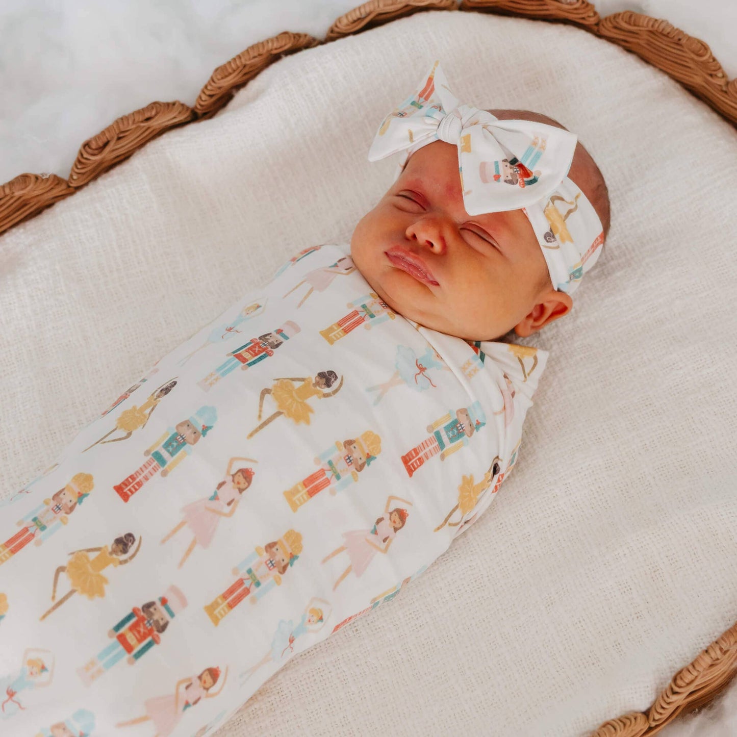 Copper Pearl - Knit Swaddle Blanket - Juliet